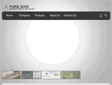 Tablet Screenshot of pars-shir.com